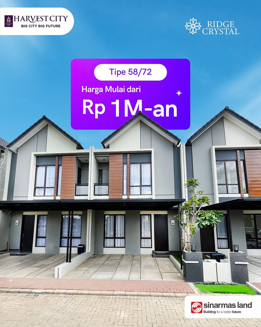 RiDGE Crystal Harvest City Cileungsi