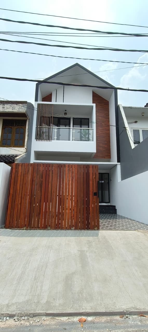 Jual Rumah Baru Design Scandinavian Dalam Komplek Di Pondok Kelapa  Jakarta Timur