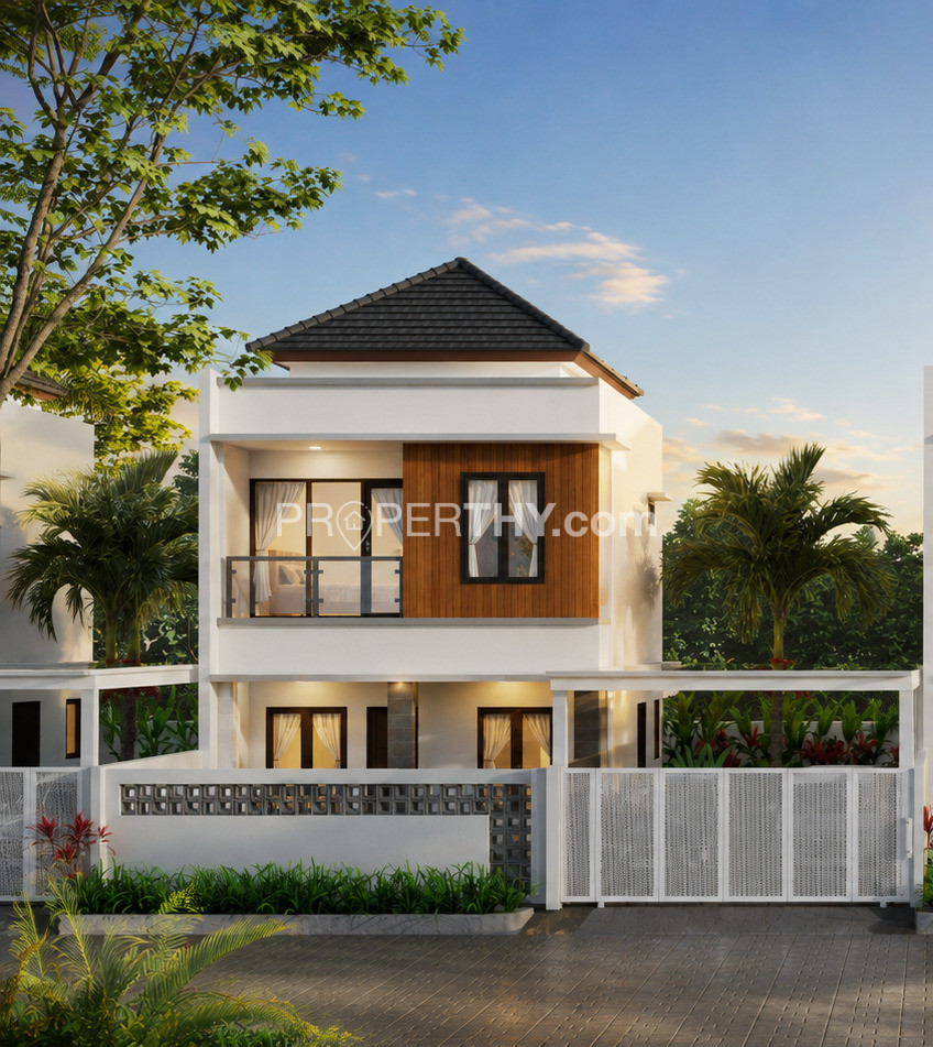 Dijual Rumah Brand New 2 Lantai Luas Bangunan 1 Are Dengan 3 Kamar Tidur, Carport 2 Mobil Dan Sudah One Gate System - 5 Menit ke Jalan Bypass Ngurah Rai & Tol Bali Mandara  | PRPJ259