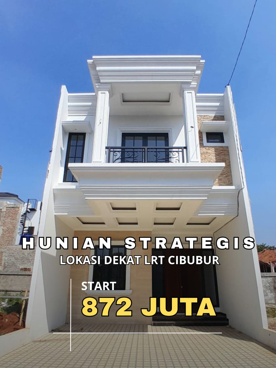 Hunian Strategis di Tapos Depok, Lokasi Dekat LRT Cibubur
