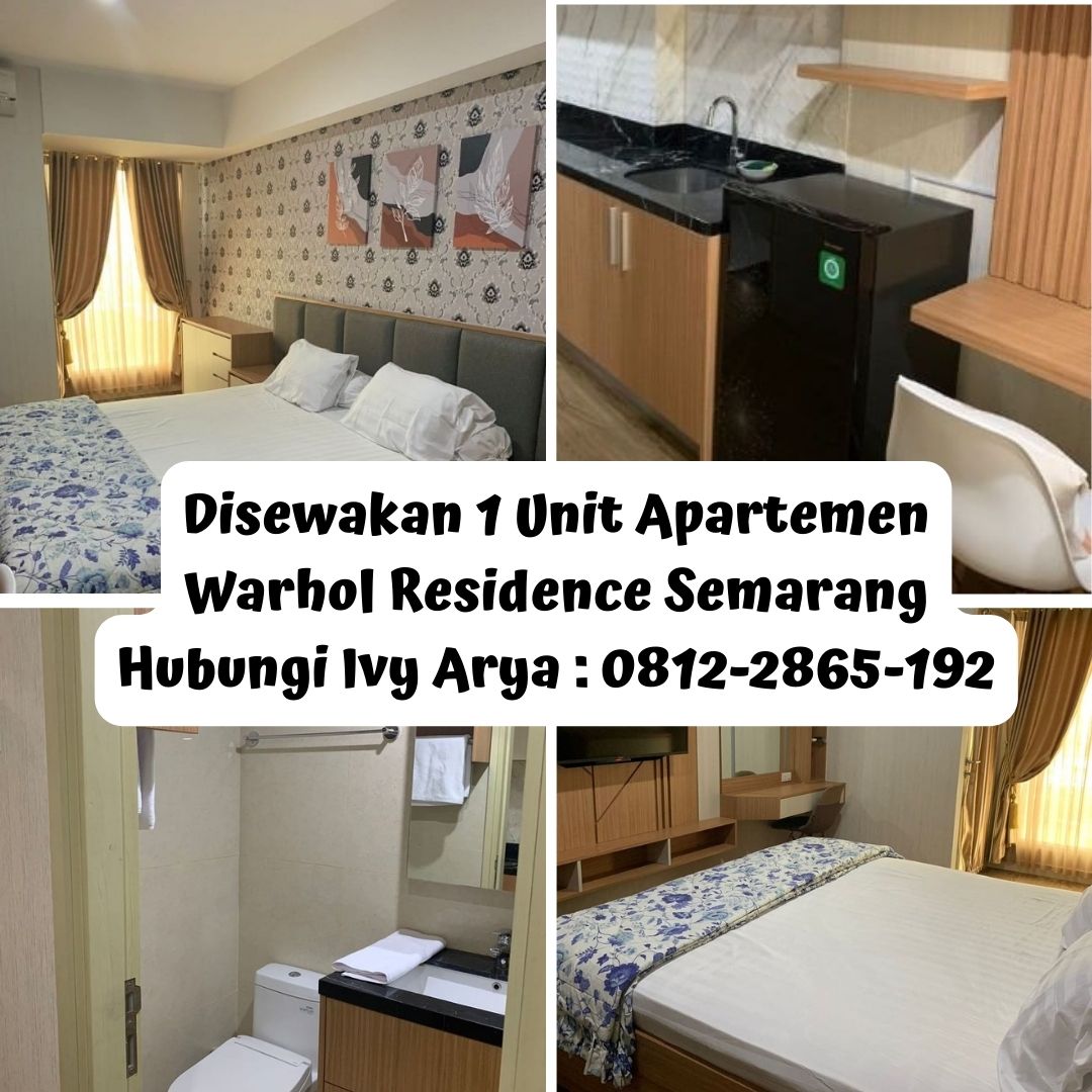 Disewakan 1 Unit Apartemen Warhol Residence Semarang