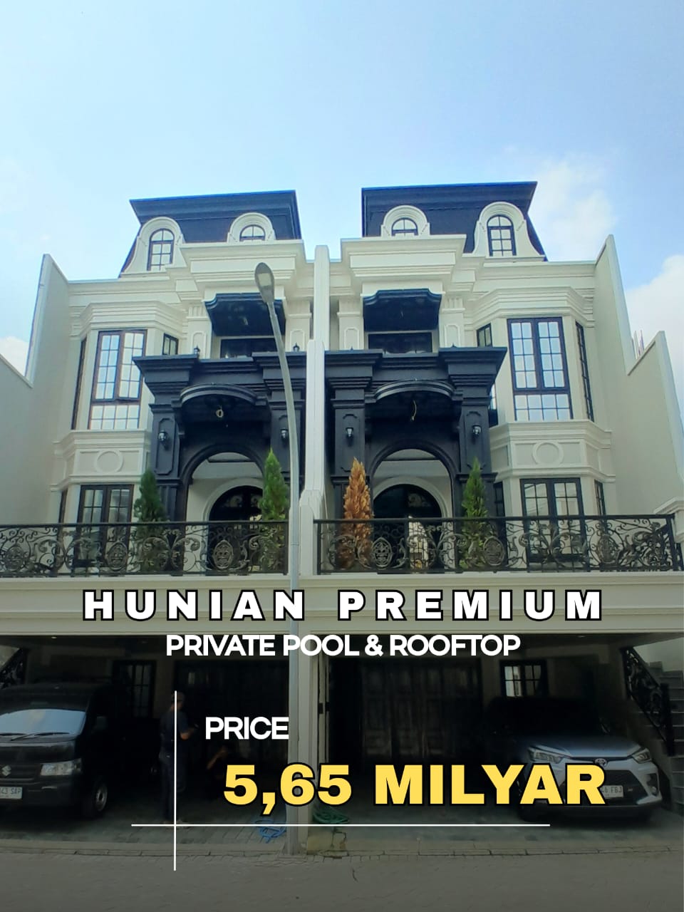 Dijual rumah mewah private pool di jalan benda jagakarsa