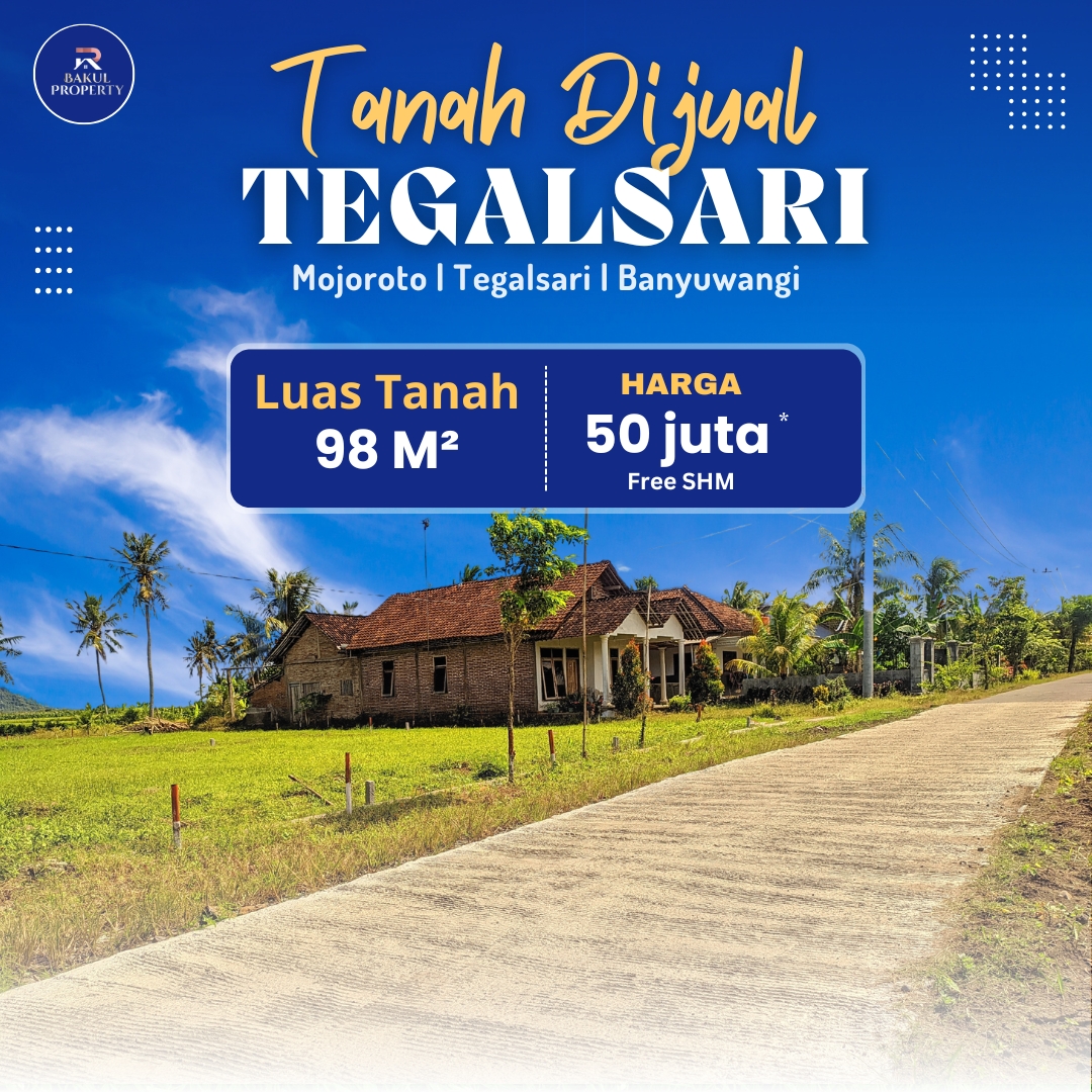 Tanah 50 Juta Di Tegalsari Banyuwangi 