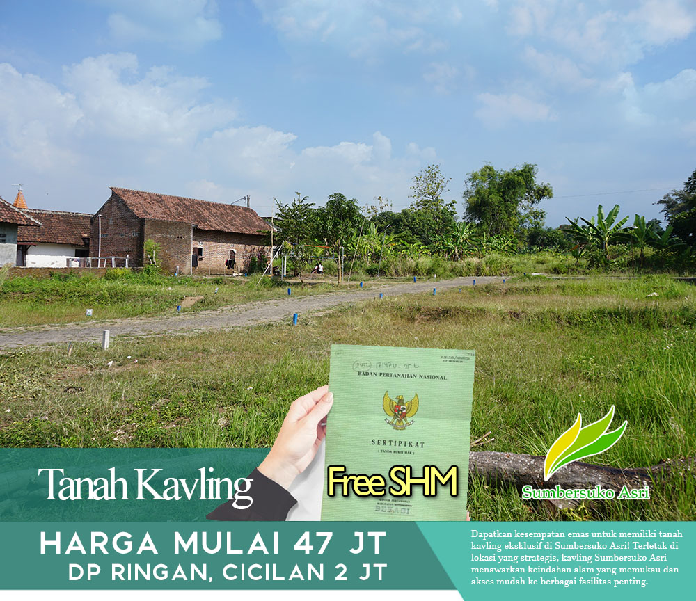 Kavling Eksklusif di Pelukan Pegunungan: Sumbersuko Asri Tempatnya.