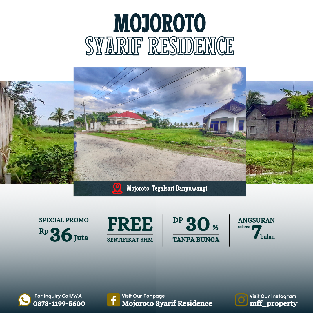 TANAH MURAH DAERAH TEGALSARI BANYUWANGI