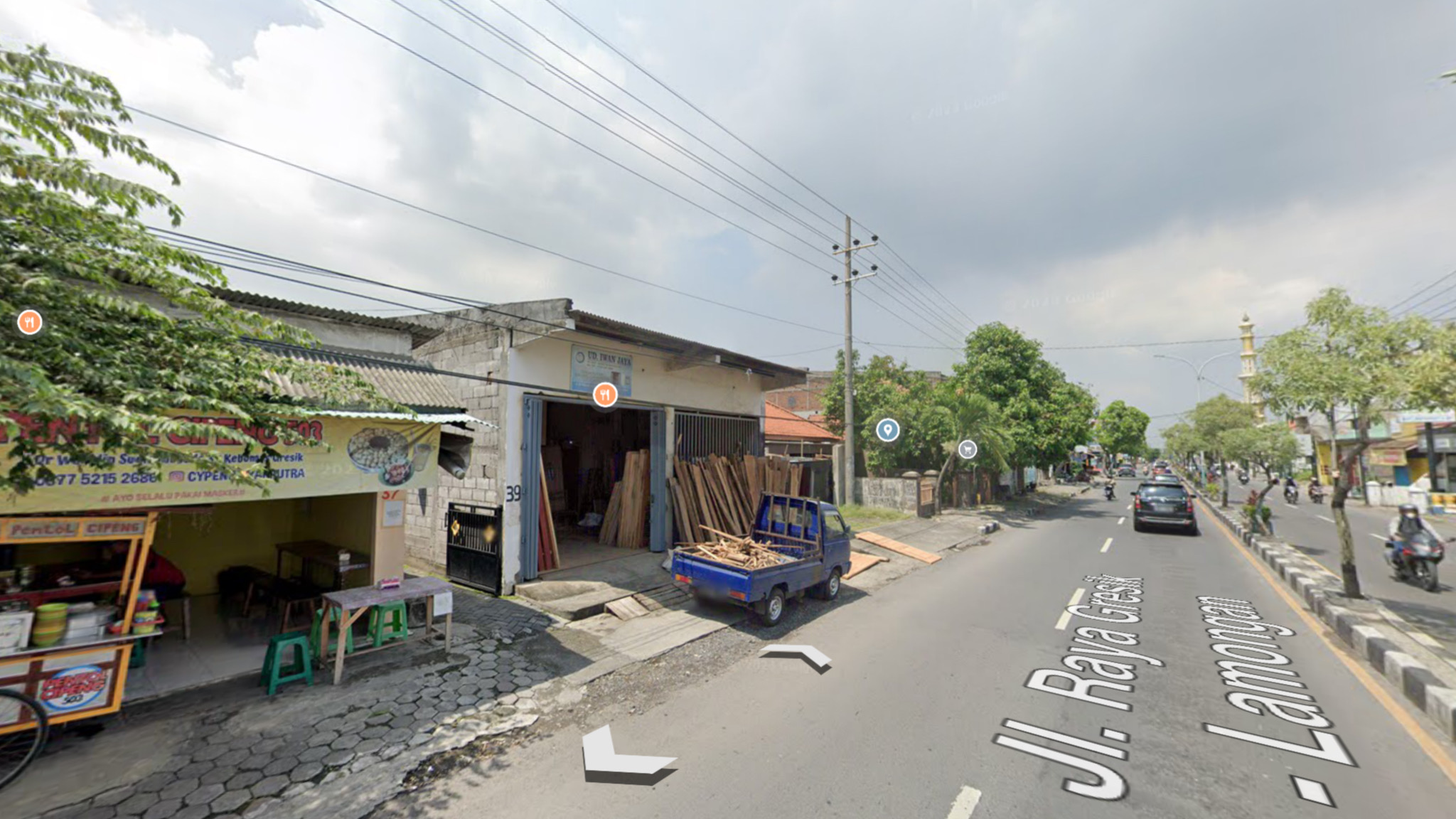 Tanah Gresik Pusat Kota Jl Dr Wahidin Sudiro Husodo Strategis