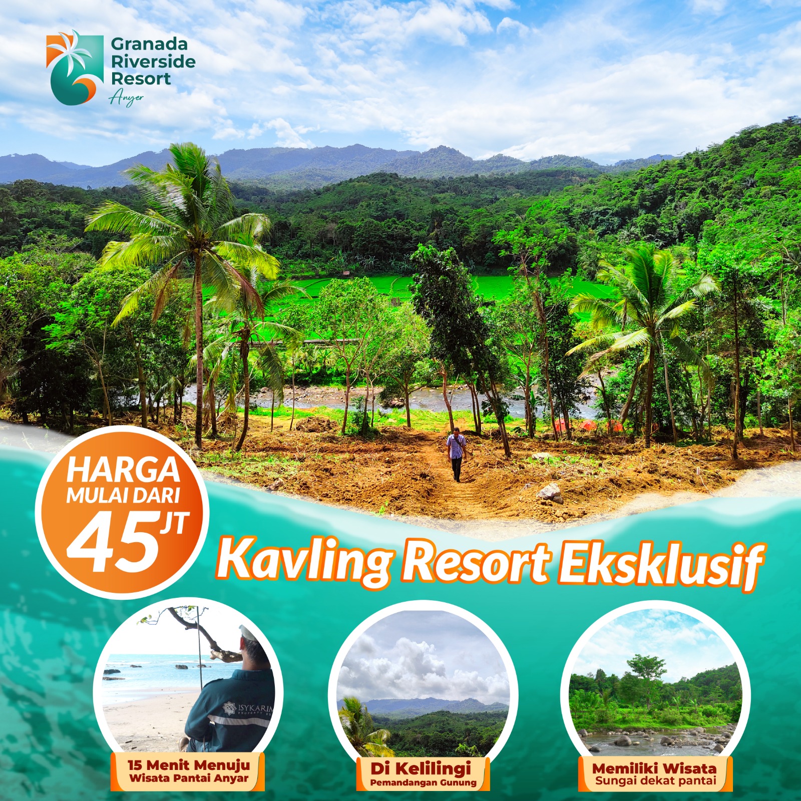 Dijual Tanah Kavling Wisata Resort Anyer Banten 