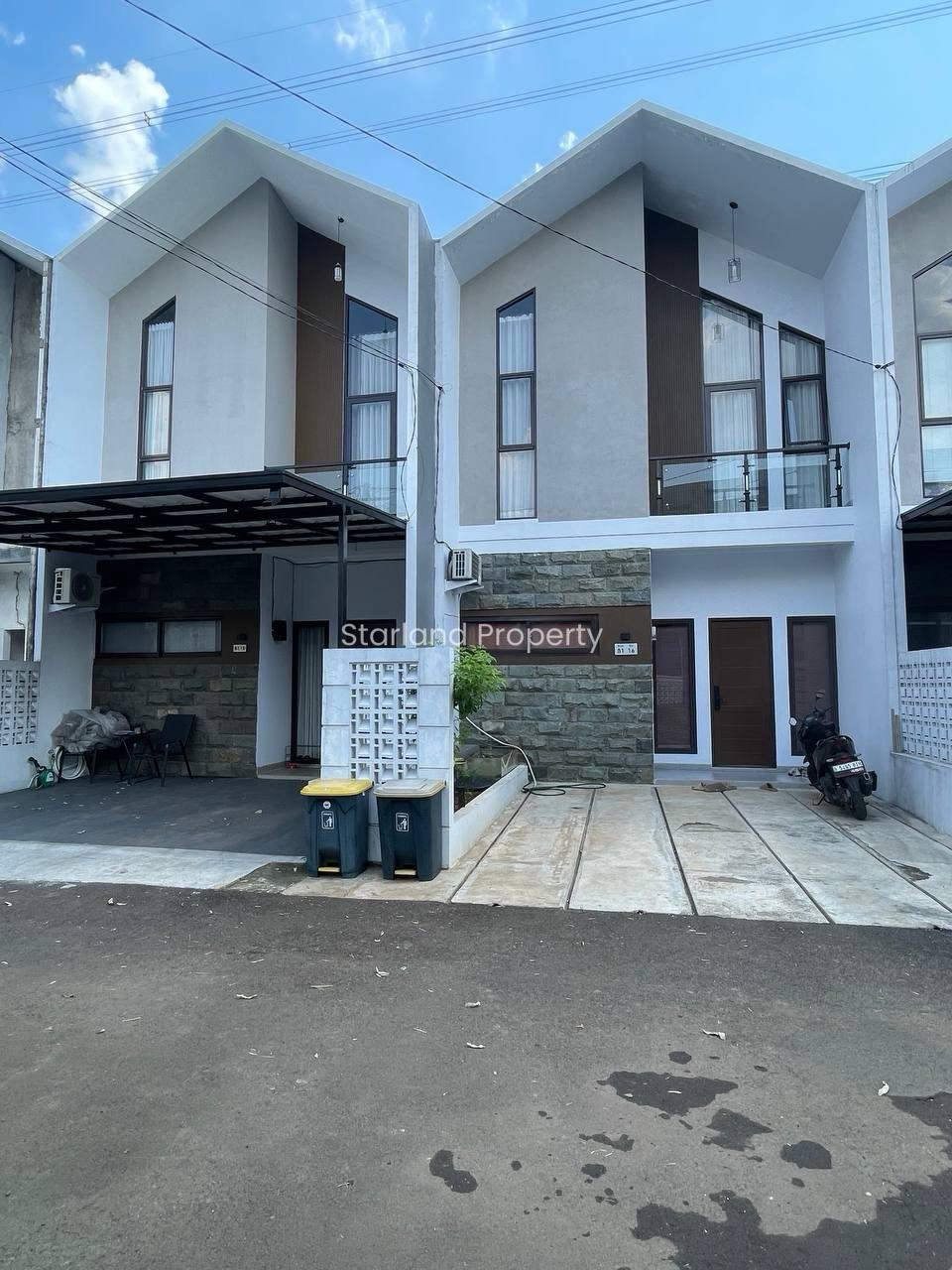 Rumah 2 lantai konsep scandinavian modern di Ciputat Tangsel 