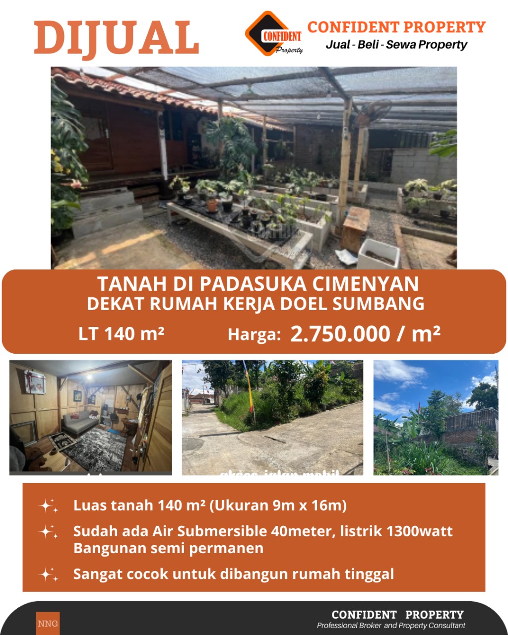 TANAH MURAH PADASUKA ATAS CIMENYAN DKT CARTIL KAMPUNG BARETO