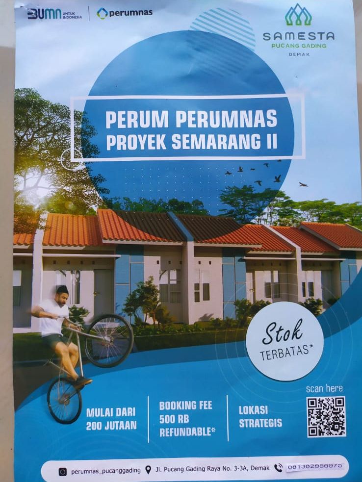 Samesta Pucang Gading Semarang, Rumah Murah Berkualitas MD880