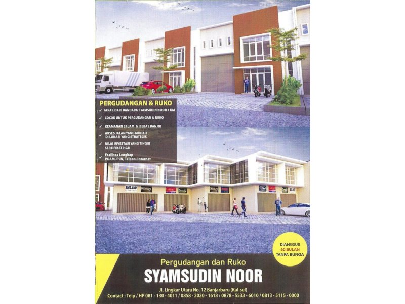 Pergudangan Cargo dan Ruko Syamsudin Noor, Banjarbaru MD894