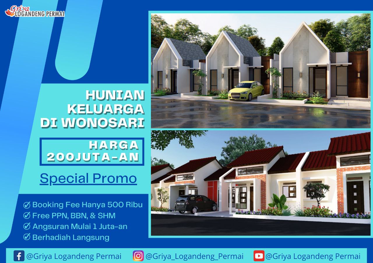 Perumahan Terbesar di Wonosari Harga Terjangkau